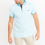 Paul Short Sleeve Polo Shirt // Sky Blue (Small)