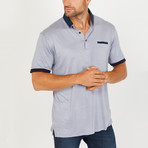 Leo Short Sleeve Polo Shirt // Slate Gray (Small)