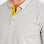 Gaspard Short Sleeve Polo Shirt // Gray (Small)