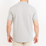 Gaspard Short Sleeve Polo Shirt // Gray (Small)