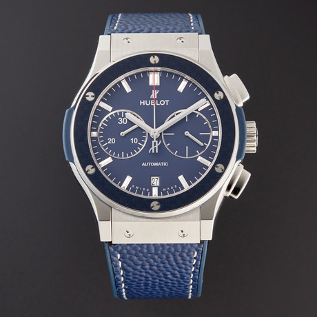 Hublot Classic Fusion New York Giants Chronograph Automatic // 521.NQ.5170.VR.NYG17 // Pre-Owned