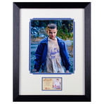 Millie Bobby Brown Autographed Stranger Things Eleven Framed