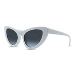 Unisex Cali Sunglasses // White + Gray