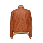 Leather Jacket // Whisky+Beige (M)