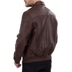 Leather Jacket II // Brown (L)