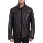 Leather Jacket II // Dark+Brown (3XL)