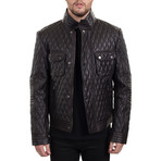 Leather Jacket I // Dark Brown (2XL)