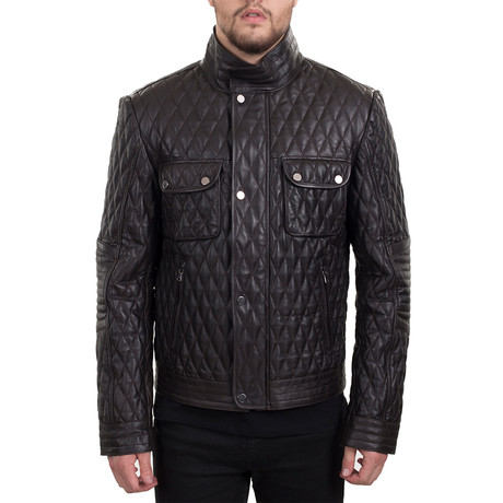Leather Jacket I // Dark Brown (XS)