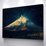 Starlit Mountain Canvas Set (Medium // 1 Panel)