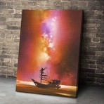 Cosmic Junk Canvas Print (Small // 1 Panel)