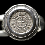 Crusaders, Latin Kingdom of Jerusalem // Silver Coin in Ring