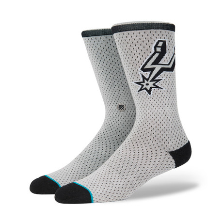 Spurs Jersey Socks // Gray (L)
