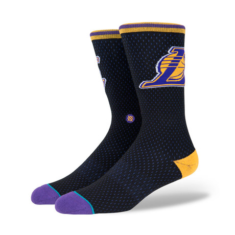 Lakers Jersey Socks // Black (M)