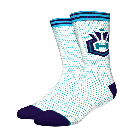 Hornets Jersey Socks // Blue (S)