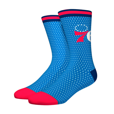 Sixers Jersey Socks // Blue (S)