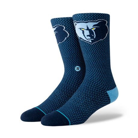 Grizzlies Jersey Socks // Navy (M)