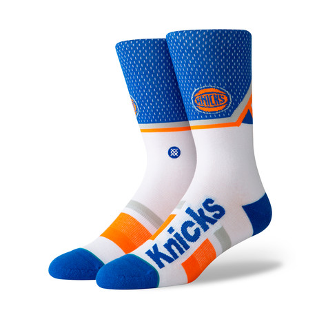 Knicks Shortcut Socks // Blue (M)