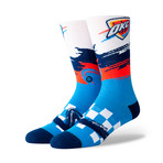 Thunder Wave Racer Socks // Blue (S)
