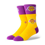 Lakers Double Double Socks // Yellow (L)