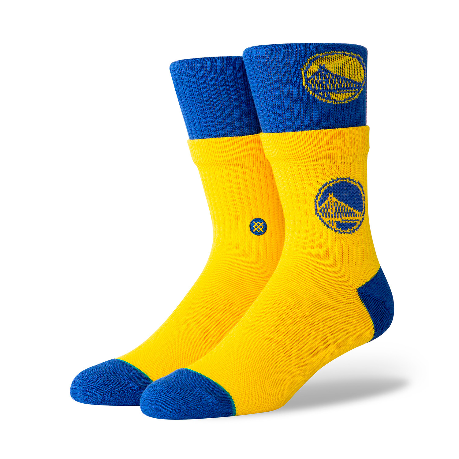 Warriors Double Double Socks // Yellow (M) Stance Touch of Modern