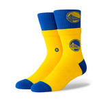 Warriors Double Double Socks // Yellow (M)