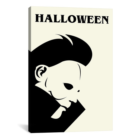 Halloween // Minimalist Poster // Popate (18"W x 26"H x 0.75"D)