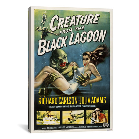 Creature from the Black Lagoon (18"W x 26"H x 0.75"D)