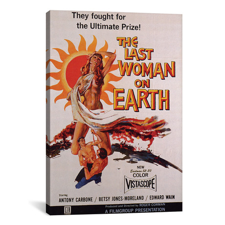 The Last Woman On Earth Film (26"W x 18"H x 0.75"D)