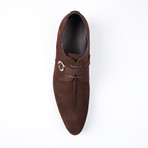 Wouter Dress Shoe With Lace And Monk Strap // Brown (US: 6.5)