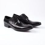 Paolo Lace Up Italian Design Dress Shoe // Black (US: 6.5)