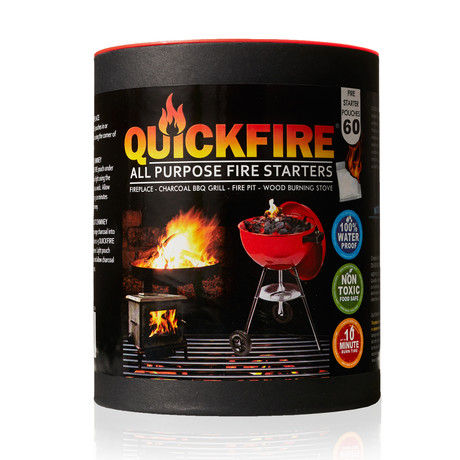 Quickfire All Purpose Firestarters // 60pc Bag