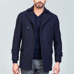 Owen Coat // Navy Blue (XL)