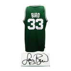 Larry Bird Signed Celtics Green Adidas Swingman Jersey