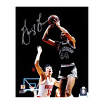 George Gervin // Signed San Antonio Spurs Shooting Action Photo // 8" x 10"