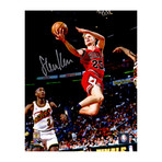 Steve Kerr Signed Chicago Bulls Lay Up Action Photo // 8" x 10"
