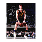 Rick Barry Signed Golden State Warriors Under Hand Free Throw Photo // 8" x 10"