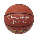 Elvin Hayes Signed Spalding NBA Indoor/Outdoor Basketball with HOF'90