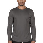 The Distinction Long Sleeve T-Shirt // Dark Gray (XL)