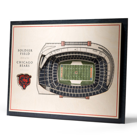 Chicago Bears // Soldier Field (25-Layer)