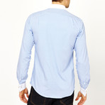 Connor Long Sleeve Button-Up Shirt // Blue (Medium)