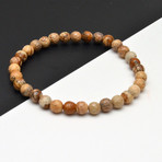 Stone Beaded Bracelet // Brown