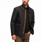 Quilted Jacket // Black (XXL)