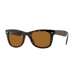 Unisex Folding Wayfarer Sunglasses // Tortoise + Brown