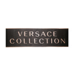 Versace Collection // Wool Scarf // Black + Gray