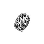 Intertwined Curb Link Ring (9)