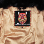 Women's Joliette Fur Jacket // Black (L)