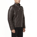 Superior Leather Jacket // Brown (L)