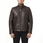 Superior Leather Jacket // Brown (M)