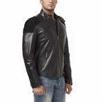 Huron Leather Jacket // Black (M)