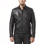 Victoria Leather Jacket // Black (L)